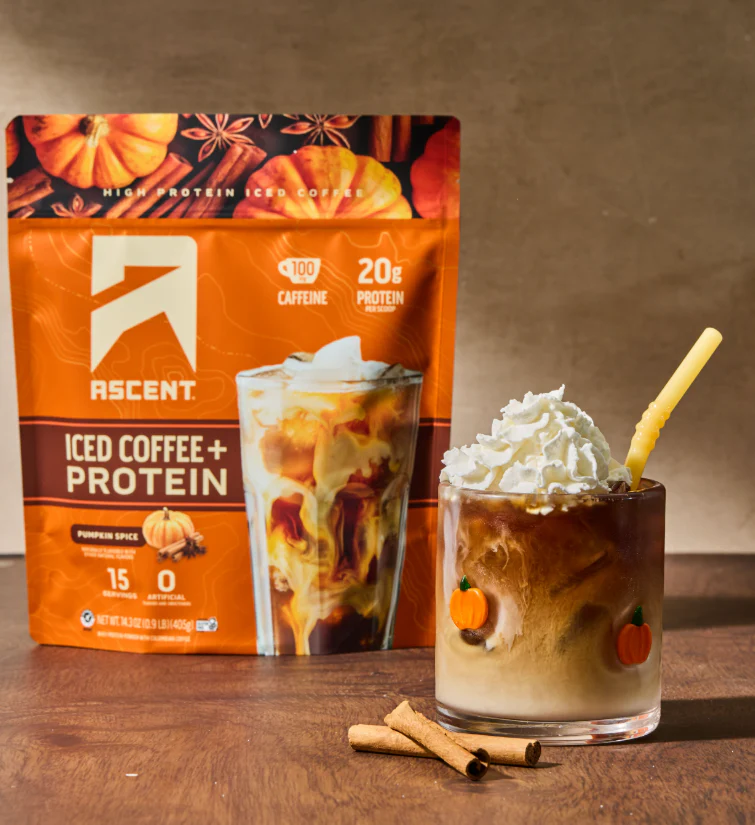 Pumpkin Spice Iced Coffee With Protein
