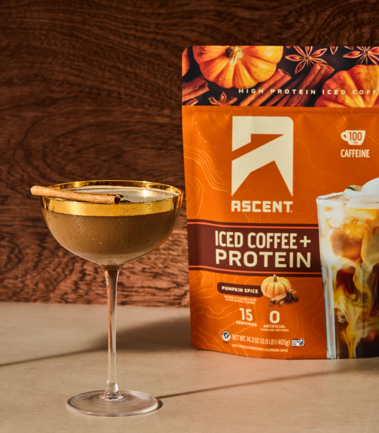 Pumpkin Spice Iced Coffee With Protein