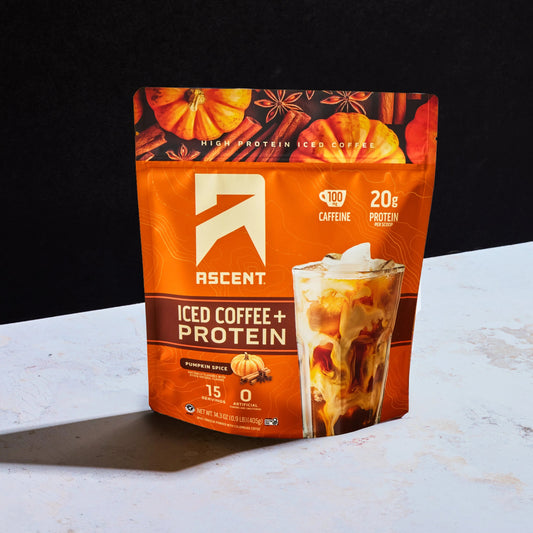 Pumpkin Spice Iced Coffee With Protein