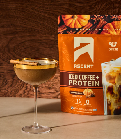 Pumpkin Spice Iced Coffee With Protein